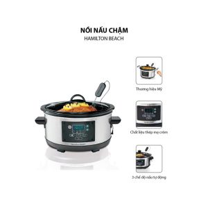 Nồi nấu chậm Hamilton Beach 4.5 lít 33956A-SAU